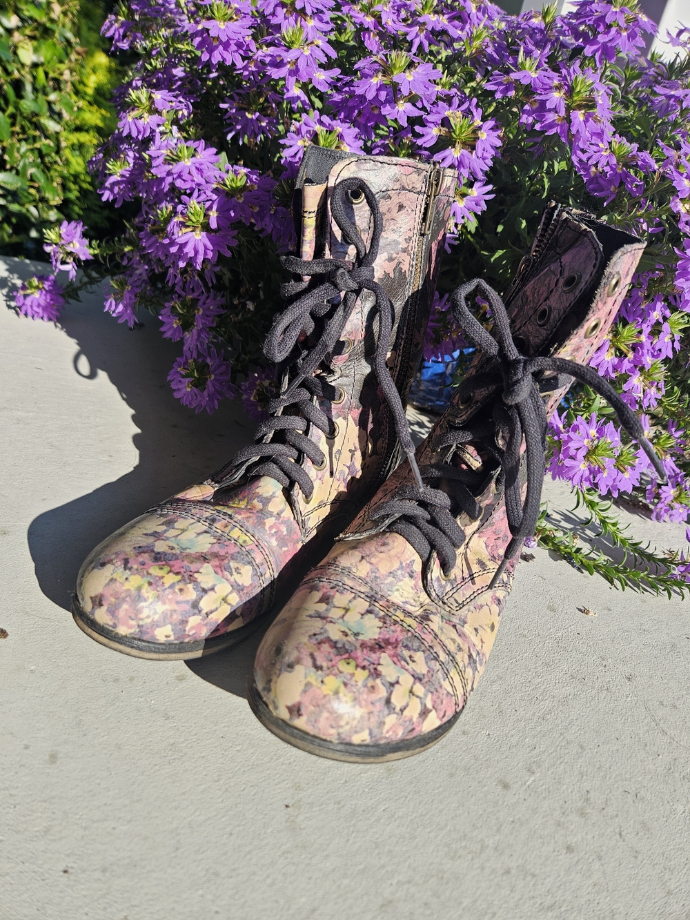 Steve Madden Vintage Troopa Combat Boots - Picture 3 of 7
